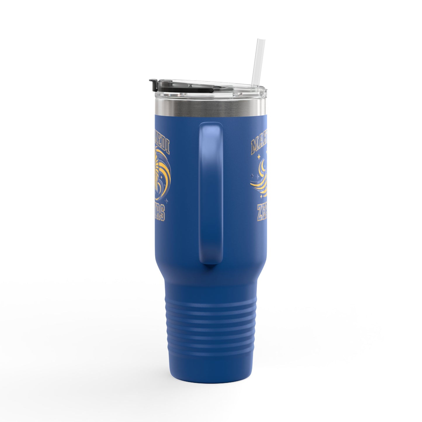 Mahtomedi Zephyrs Insulated Travel Mug - 40oz with Custom Logo for Road Trips and Daily Commutes