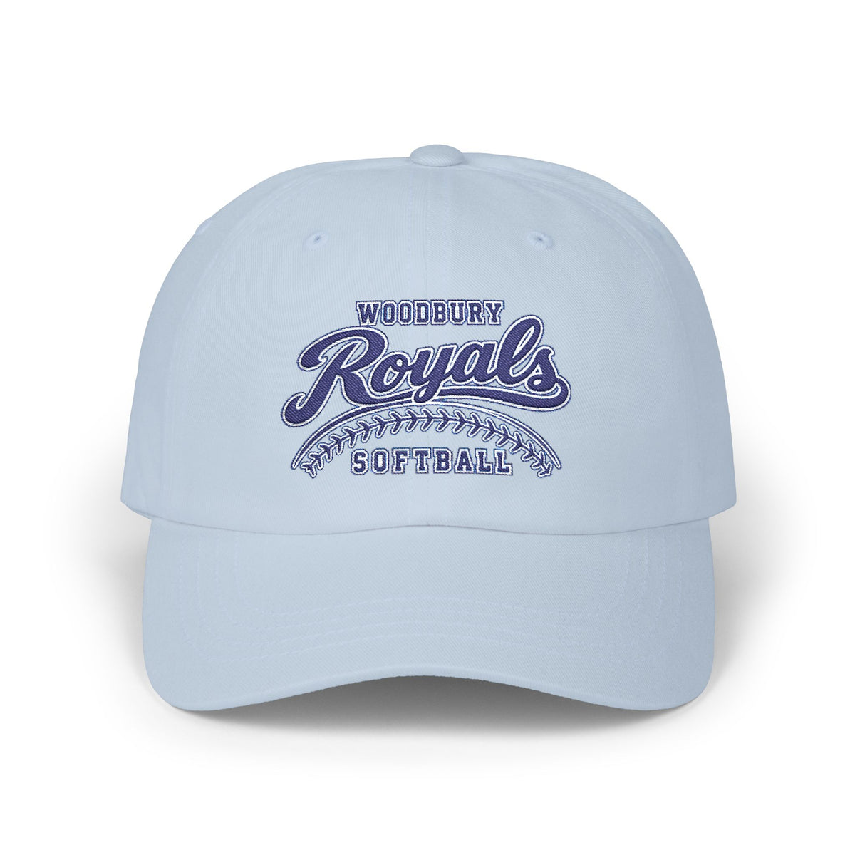 White "Royals Softball" Classic Dad Cap – Vintage Team Baseball Hat
