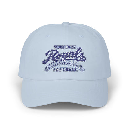 White "Royals Softball" Classic Dad Cap – Vintage Team Baseball Hat
