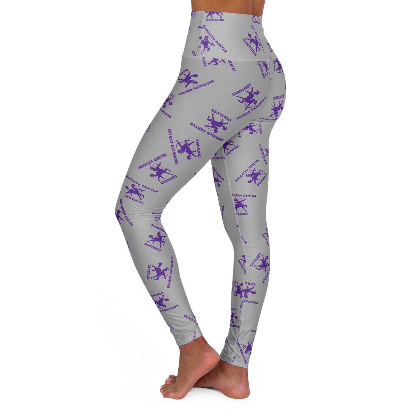 Brooklyn Center Centaurs Trendy High Waisted Leggings