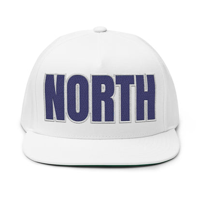 Minneapolis North Embroidered Flat Bill Cap