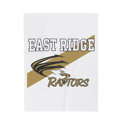 East Ridge Cozy Raptors Velveteen Blanket