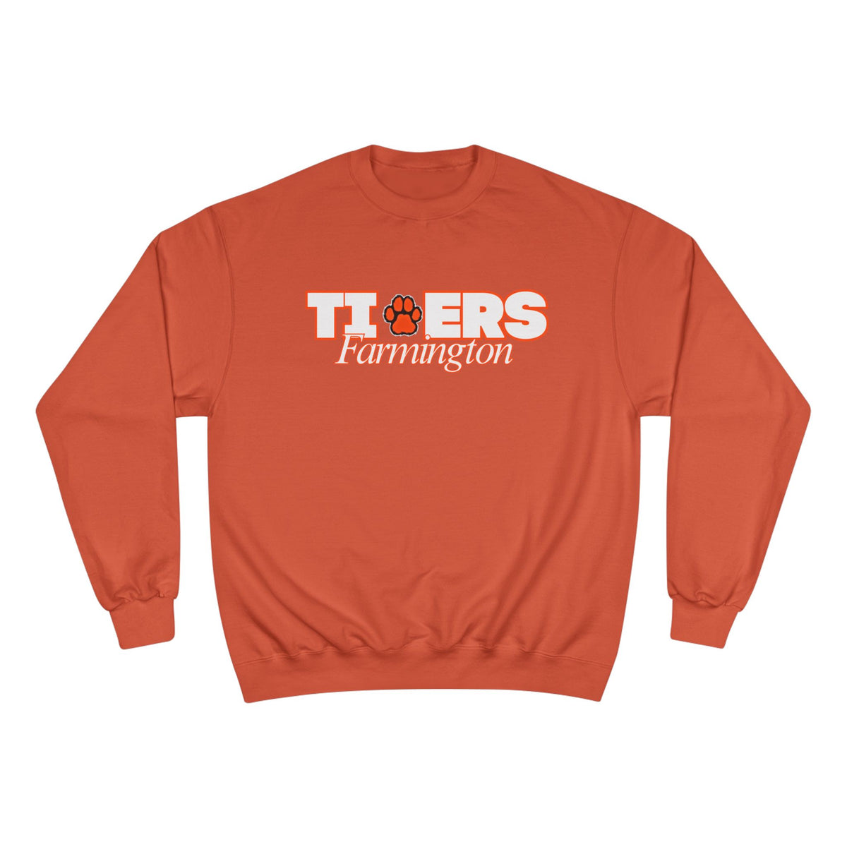 Farmington Tigers Paw Crewneck Sweatshirt – Heritage School Spirit Champion Sweatshirt
