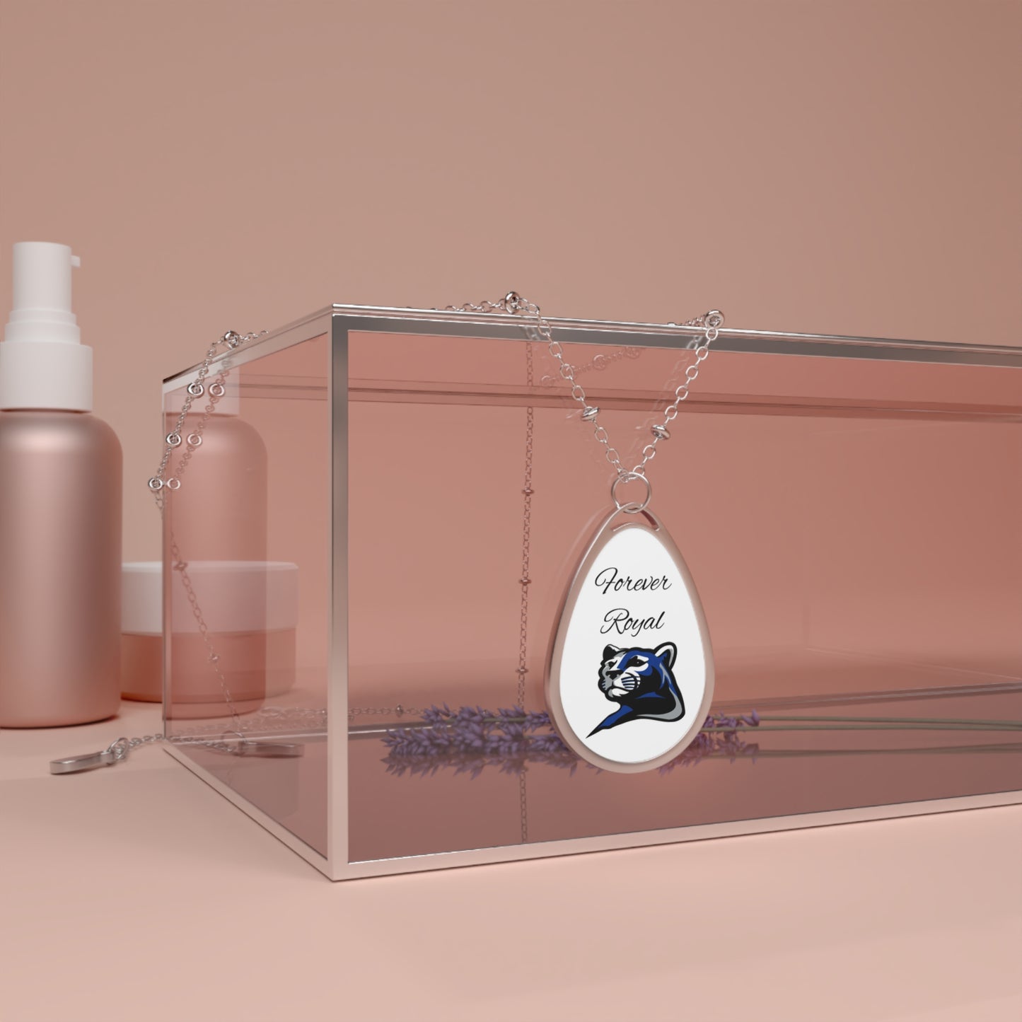 Rogers Royals Oval Pendant "Forever" Necklace