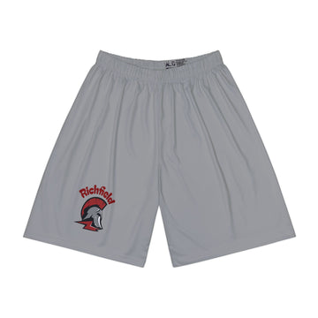 Richfield Spartans Grey Men's Sports Shorts, Athletic Shorts for Workouts, Casual Wear