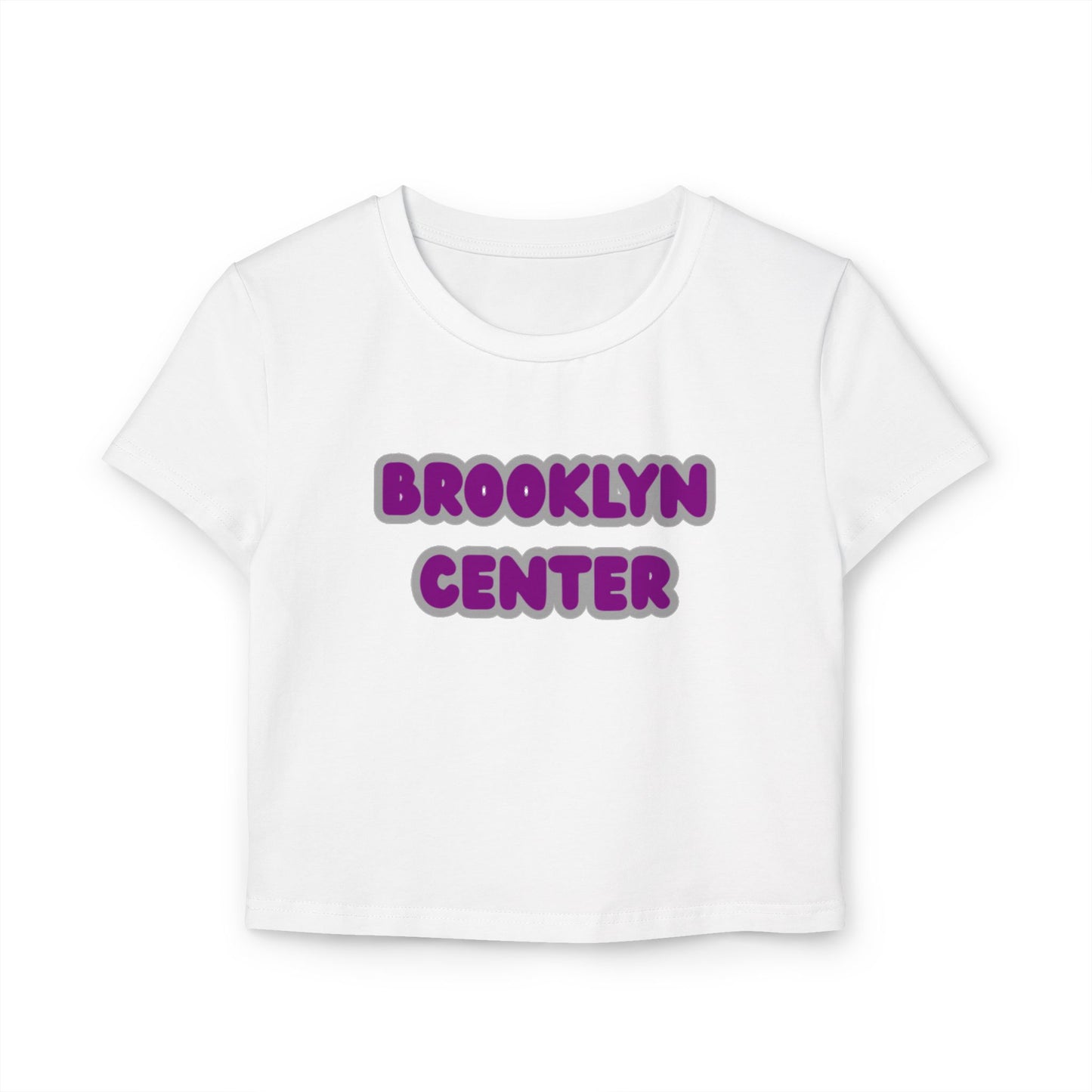 Brooklyn Center Centaurs Women’s Baby Tee - Retro Graphic Top for Casual Vibes