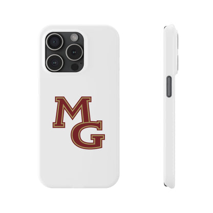 Maple Grove Crimson Slim Phone Case - Stylish Custom Cover for Daily Protection