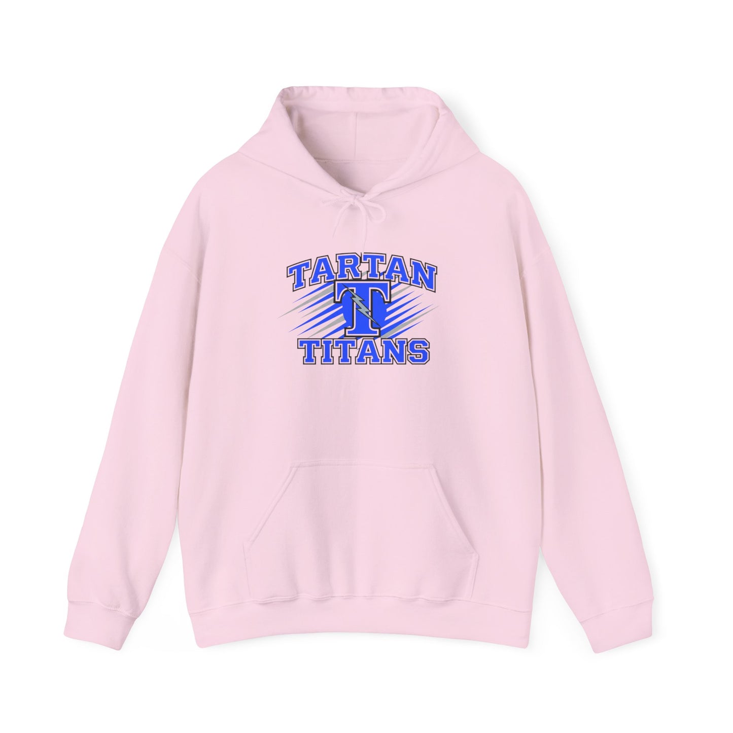 Unisex Heavy Blend Hooded Sweatshirt Tartan Titans - Perfect for Casual Comfort & School Spirit