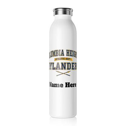 Columbia Heights Hylanders Slim Water Bottle —  Stainless Insulated Bottle