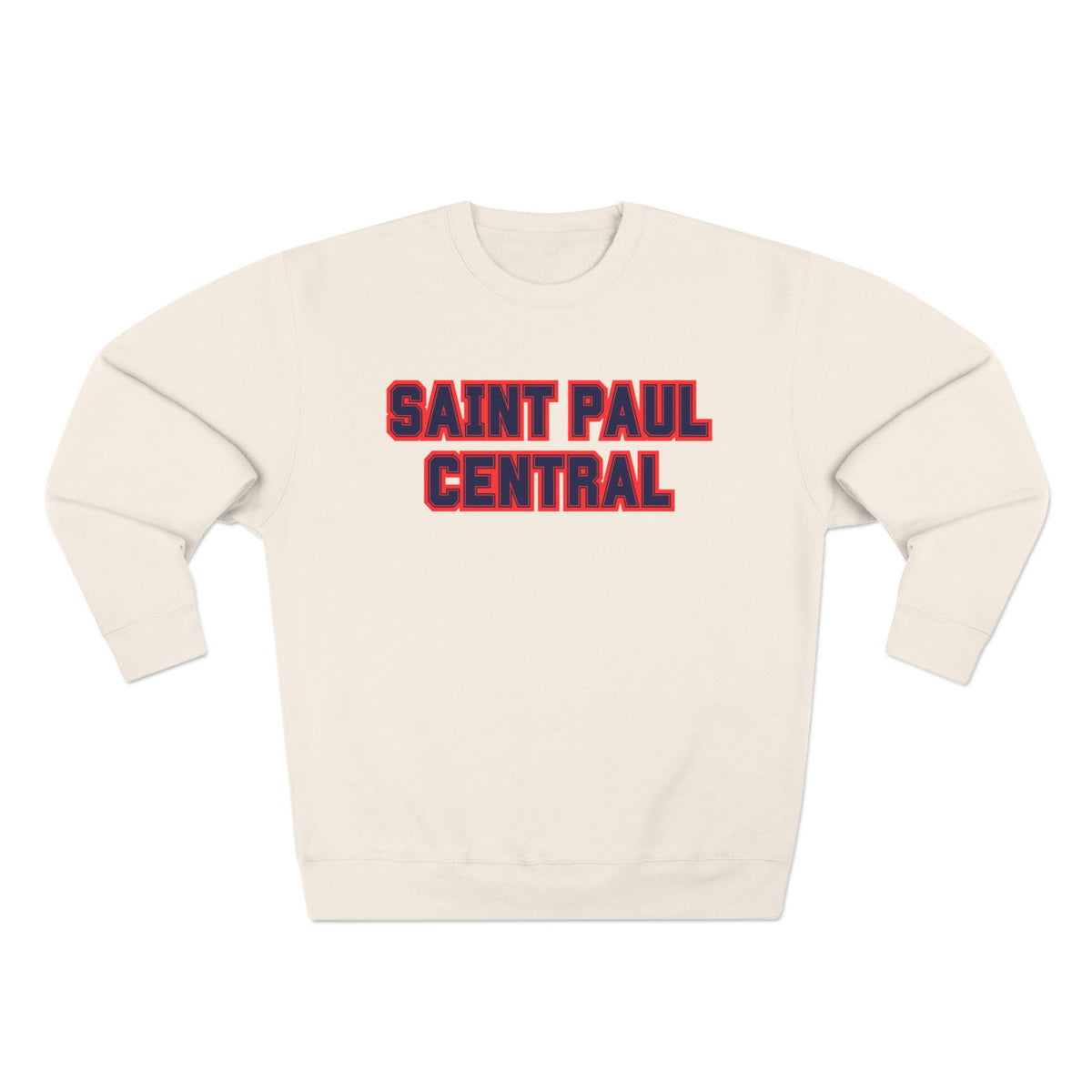 St. Paul Central Minutemen Unisex Crewneck Sweatshirt with Minimalist Design