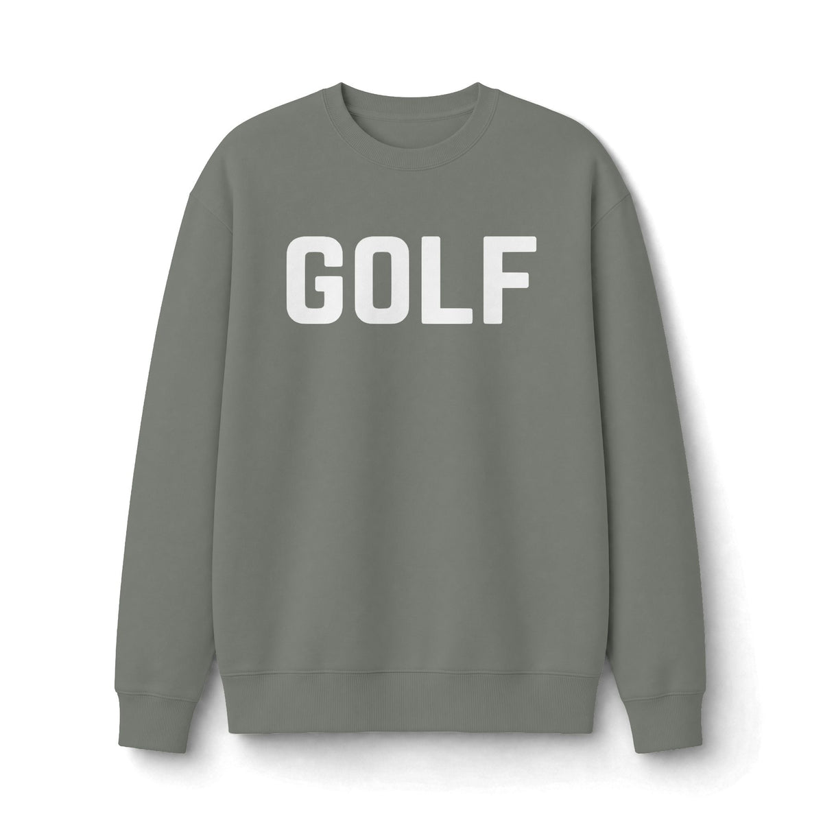 GOLF Crewneck Sweatshirt — Minimal Golf Logo Pullover