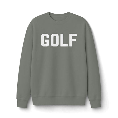 GOLF Crewneck Sweatshirt — Minimal Golf Logo Pullover