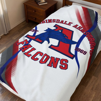Robbinsdale Armstrong Falcons Cozy Velveteen Plush Blanket – Perfect for Sports Fans & Gifts