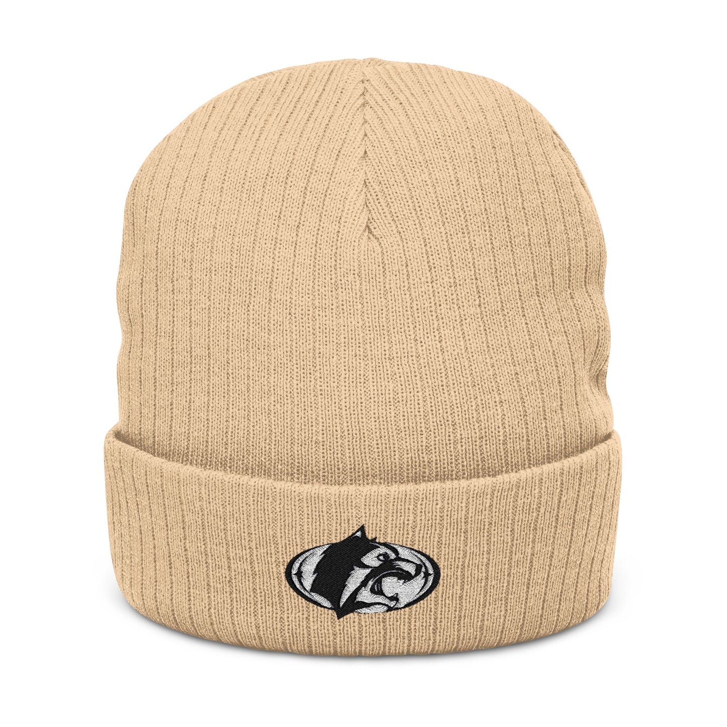 Roseville Raiders Embroidered Ribbed Knit Beanie - Cozy Winter Hat