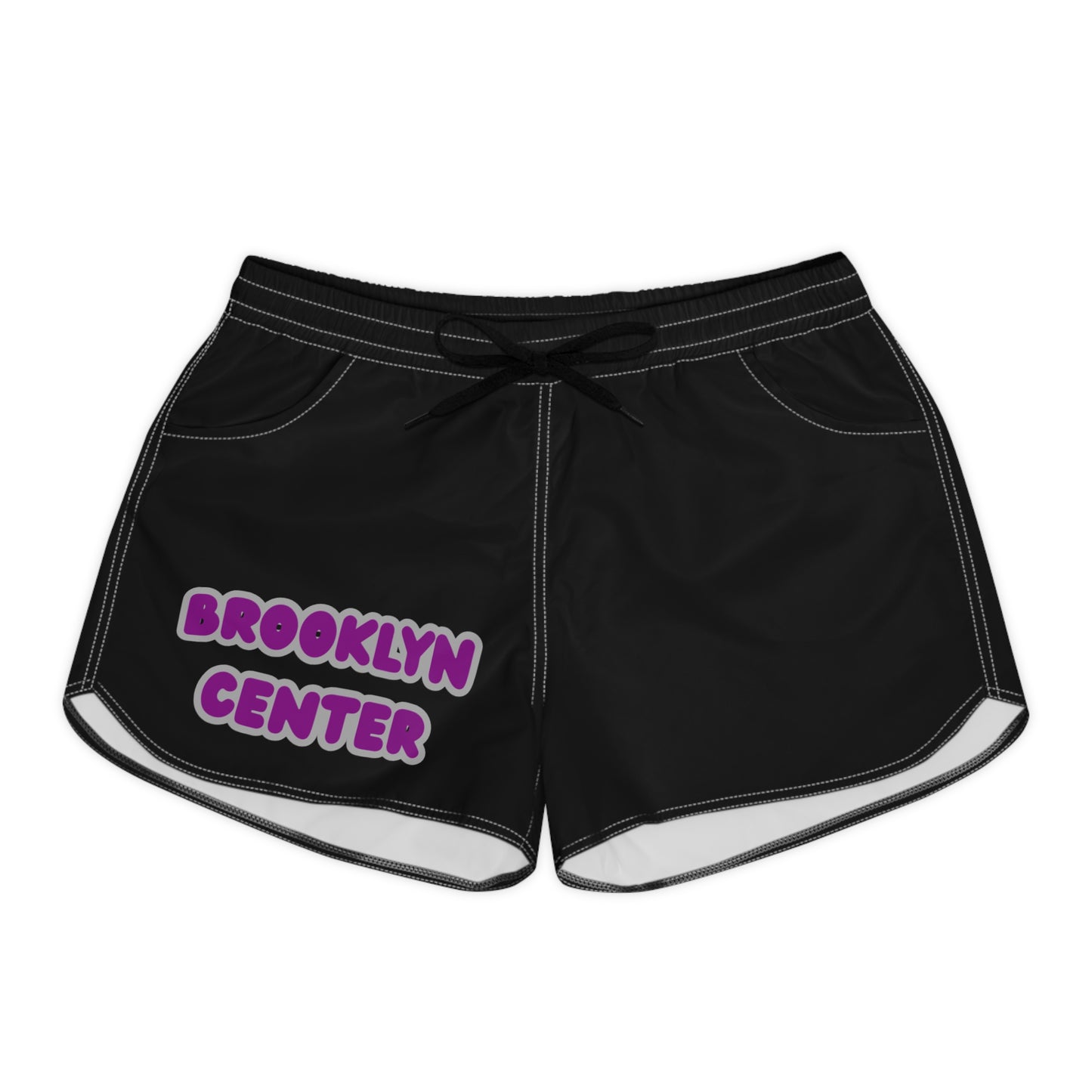 Brooklyn Center Centaurs Women's Casual Black Shorts
