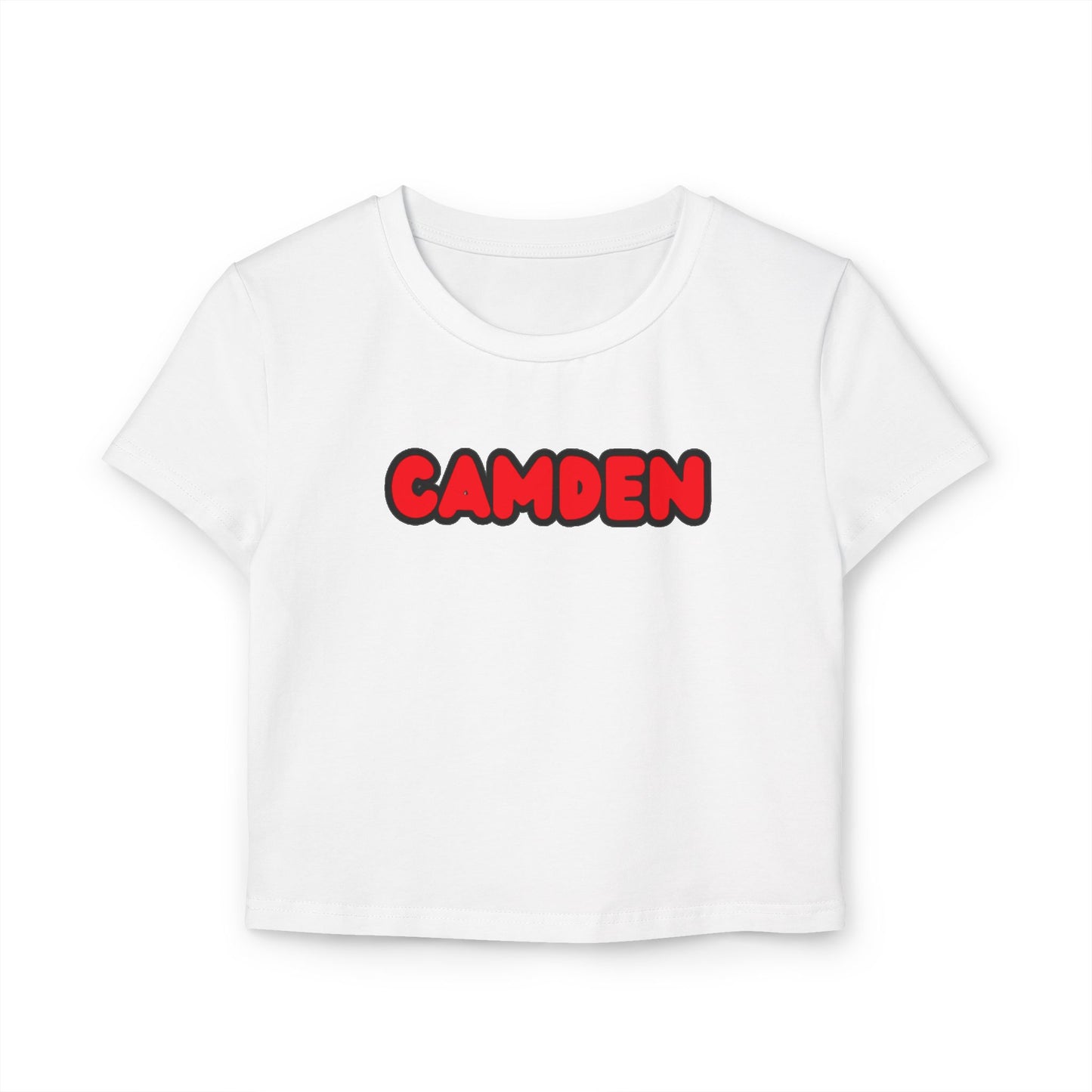 Minneapolis Camden Women’s Baby Tee - Retro Graphic Top for Casual Vibes