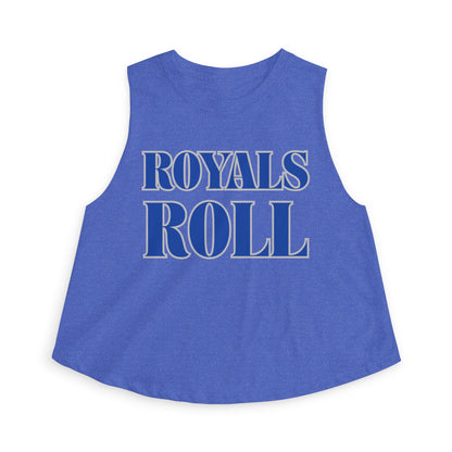 Royals Rolll Women's Crop Top — Vintage Sports Team Style