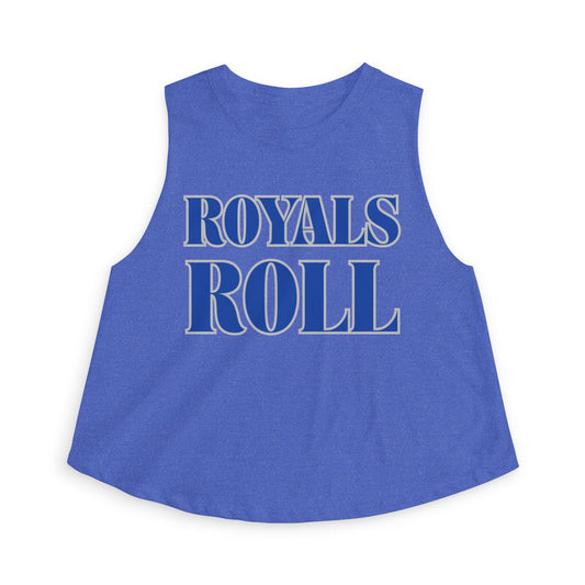 Royals Rolll Women's Crop Top — Vintage Sports Team Style