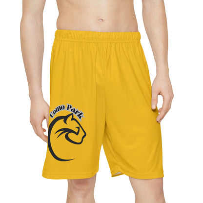 Saint Paul Como Park Cougars Gold Men's Sports Shorts, Athletic Shorts for Workouts, Casual Wear