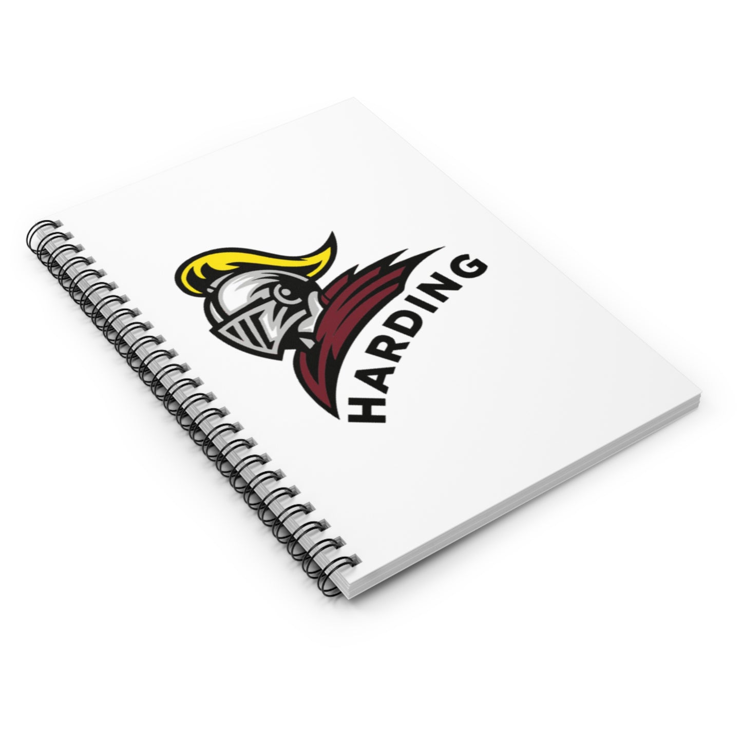 Harding Knights Spiral Notebook - Ruled Line for Students & Fans