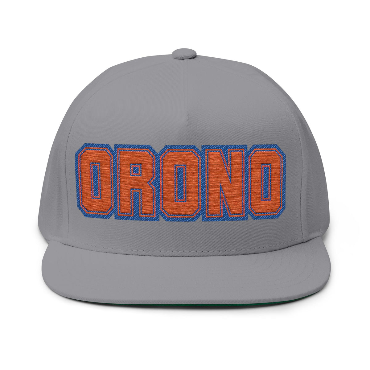 Orono Spartans Embroidered Flat Bill Cap — School Spirit Snapback