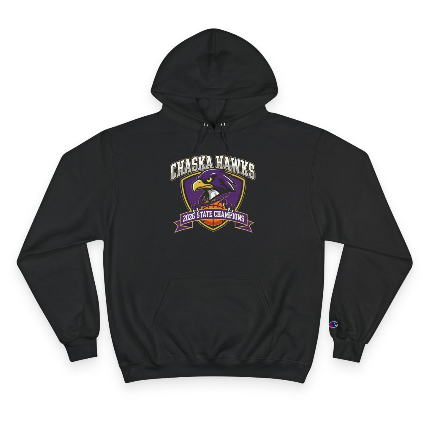 Chaska Hawks Boys Basketball 2026 Championship Hoodie