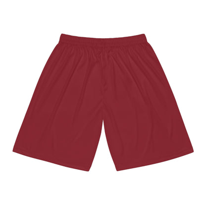 Minneapolis Roosevelt Teddies Maroon Black Basketball Shorts