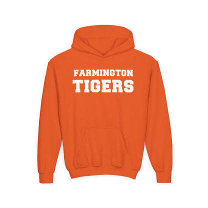 Farmington Tigers Youth Hoodie — School Spirit Sweatshirt with Paw Logo