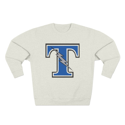 Tartan Titans Blue T Lightning Logo Sweatshirt