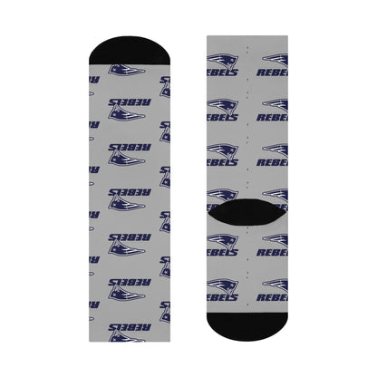 Champlin Park Rebels Trendy Cushioned Crew Socks