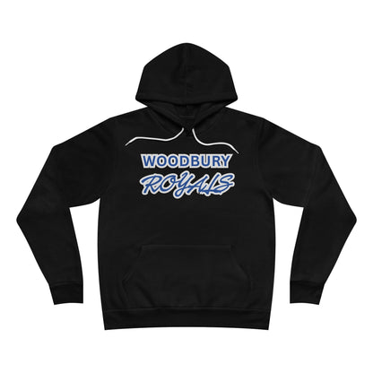 Woodbury Royals Retro Script Hoodie — School Spirit Pullover