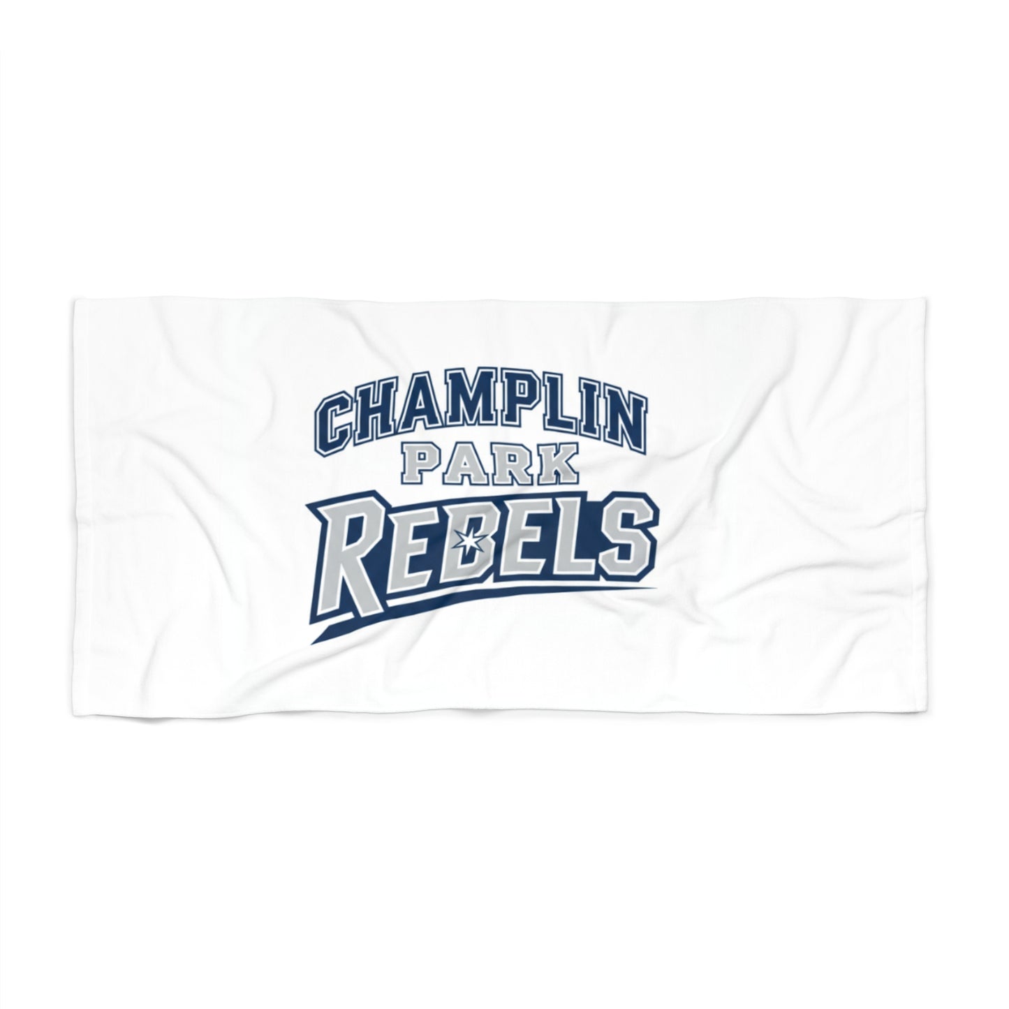 Champlin Park Rebels Beach Towel - Fun and Stylish Summer Essential for Beach Lovers