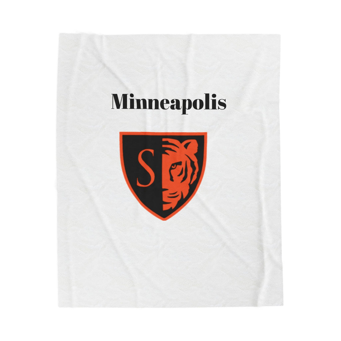 Minneapolis South Tigers Velveteen Blanket - Cozy and Loungey