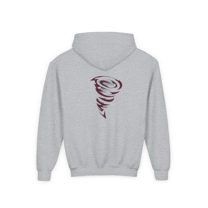 Anoka Tornadoes Youth Hoodie — School Spirit Pullover with Tornado Back Graphic