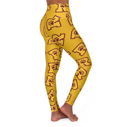 Minneapolis Roosevelt Teddies High Waisted Leggings - Comfortable Athletic Wear for Fitness Enthusiasts
