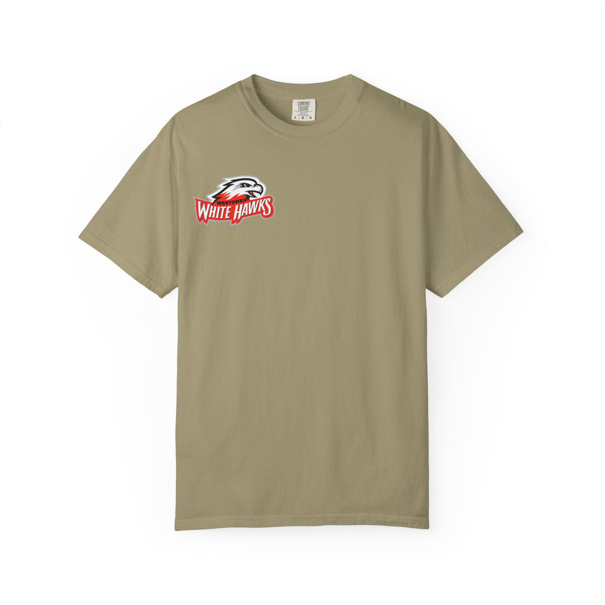 Mound Westonka White Hawks Unisex Garment-Dyed T-Shirt