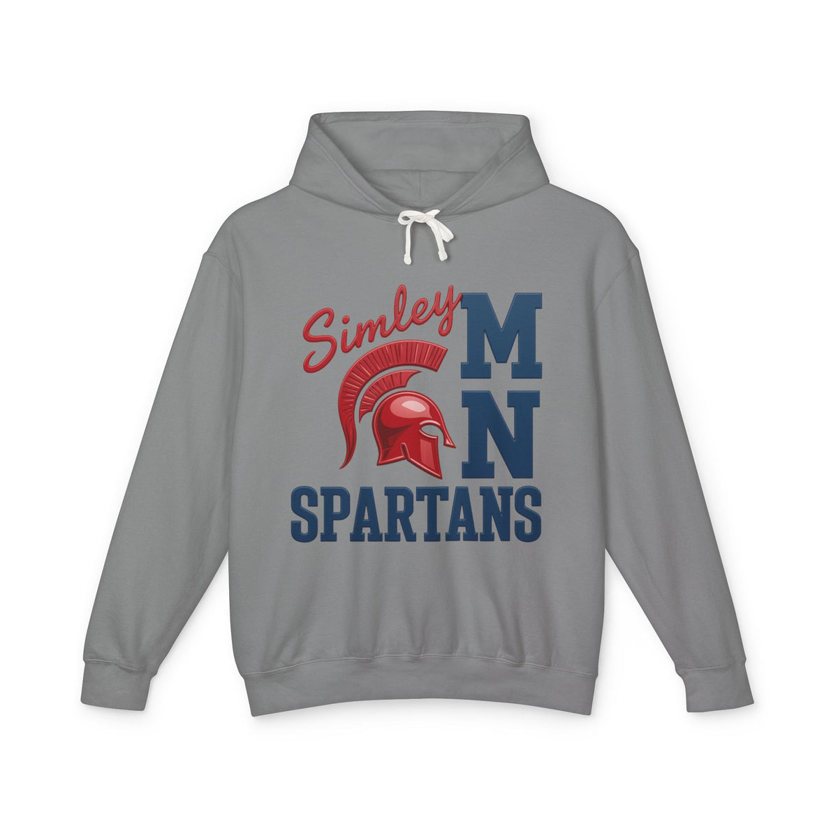 Simley MN Spartans Lightweight Hooded Sweatshirt