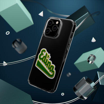 Custom Clear Phone Case with Edina Design - Stylish Protection for Your Smartphone