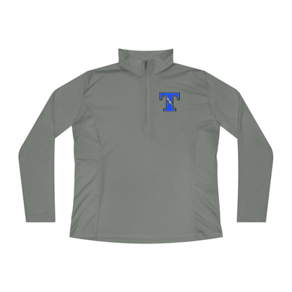 Tartan Titans Ladies Quarter-Zip Pullover - Stylish Athletic Layer for Comfort and Performance