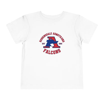 Armstrong Falcons Toddler Tee — Retro School Mascot Short Sleeve