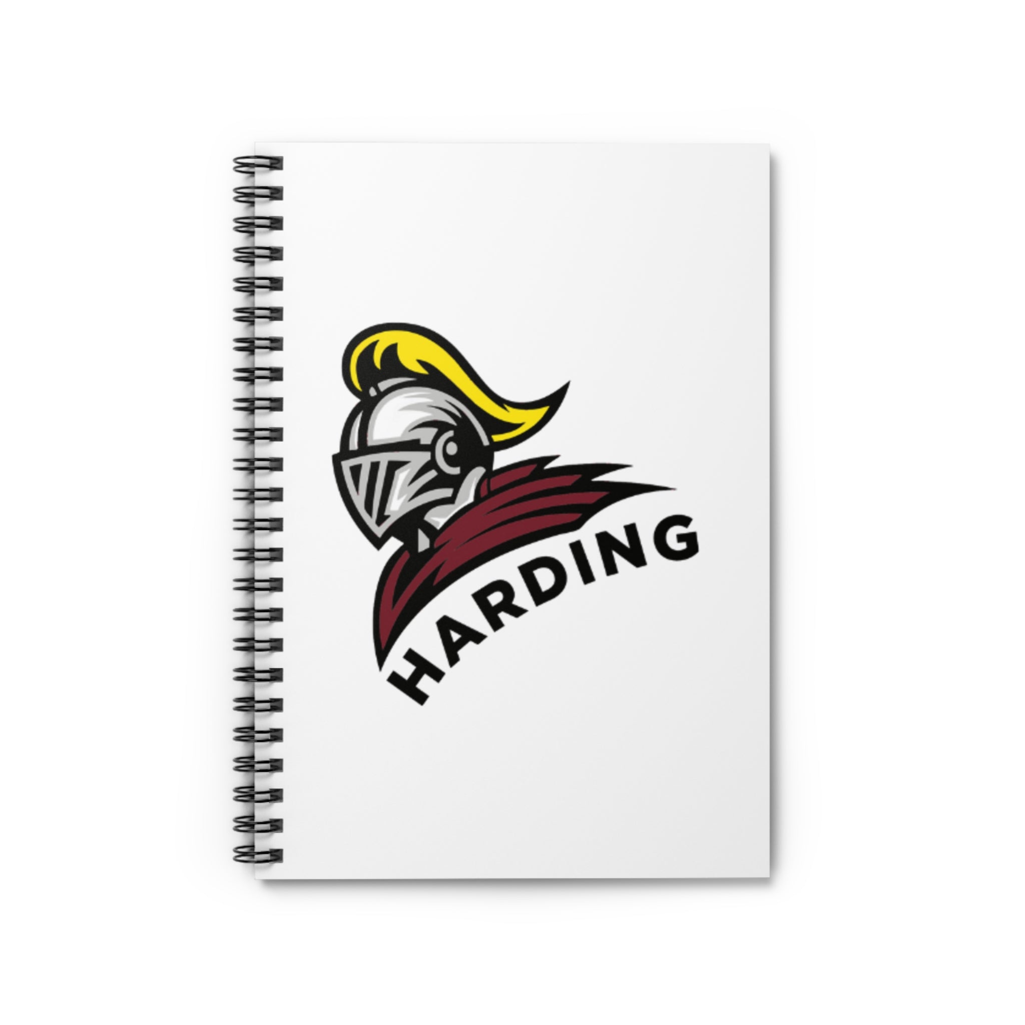 Harding Knights Spiral Notebook - Ruled Line for Students & Fans
