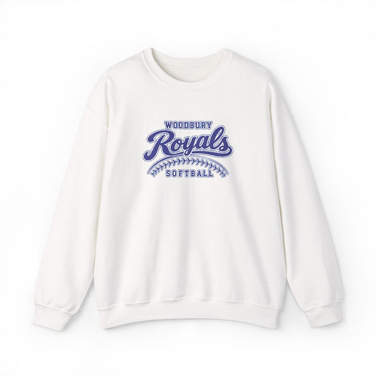 Royal Blue Script Crewneck Sweatshirt
