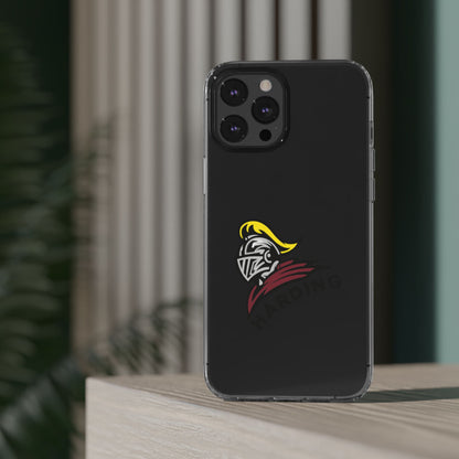 Clear Phone Case with Harding Logo