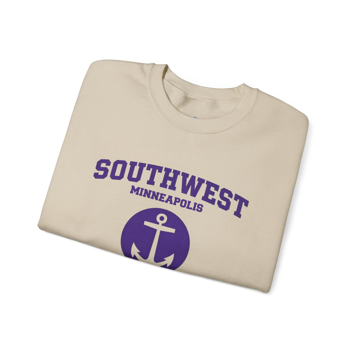 Southwest Minneapolis Lakers Sweatshirt — Anchor Vintage College Crewneck