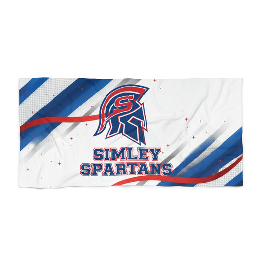 Simley Spartans Beach Towel