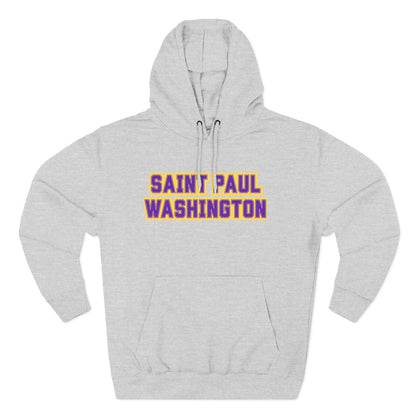 Saint Paul Washington Tech Eagles Hoodie — Collegiate Pullover with Bold Varsity Text