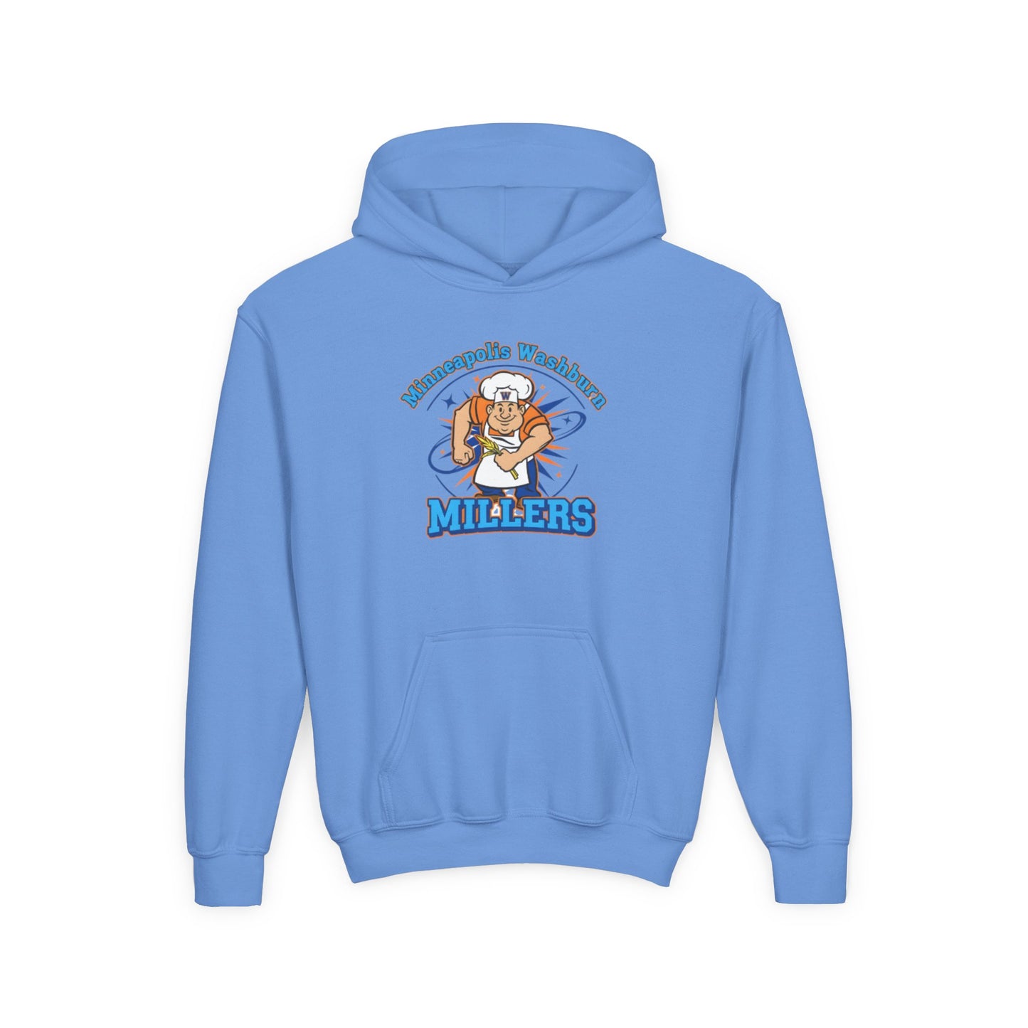 Minneapolis Washburn Millers Youth Heavy Blend Hooded Sweatshirt -  Casual Comfort for Young Adventurers