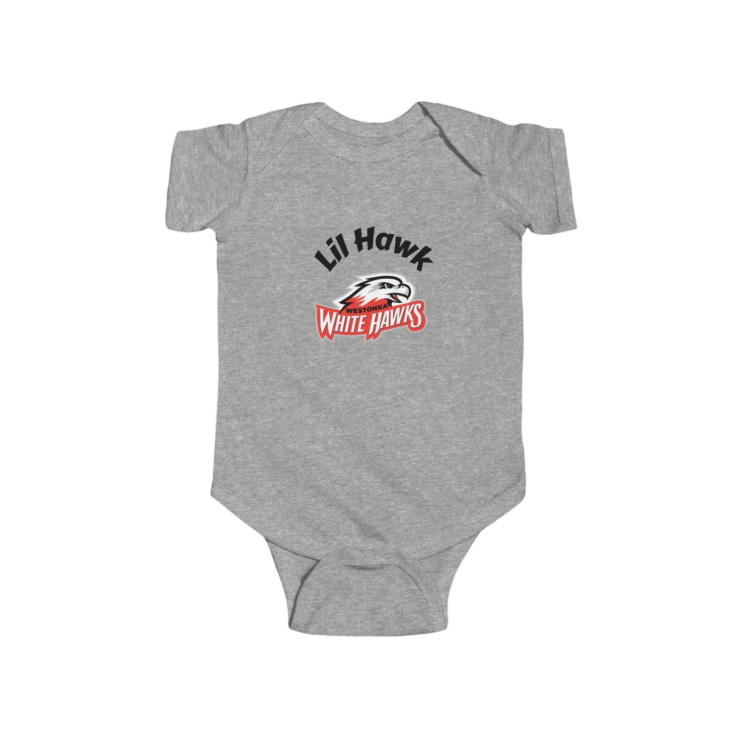 Mound Westonka White Hawks Infant Bodysuit - Perfect Baby Shower Gift