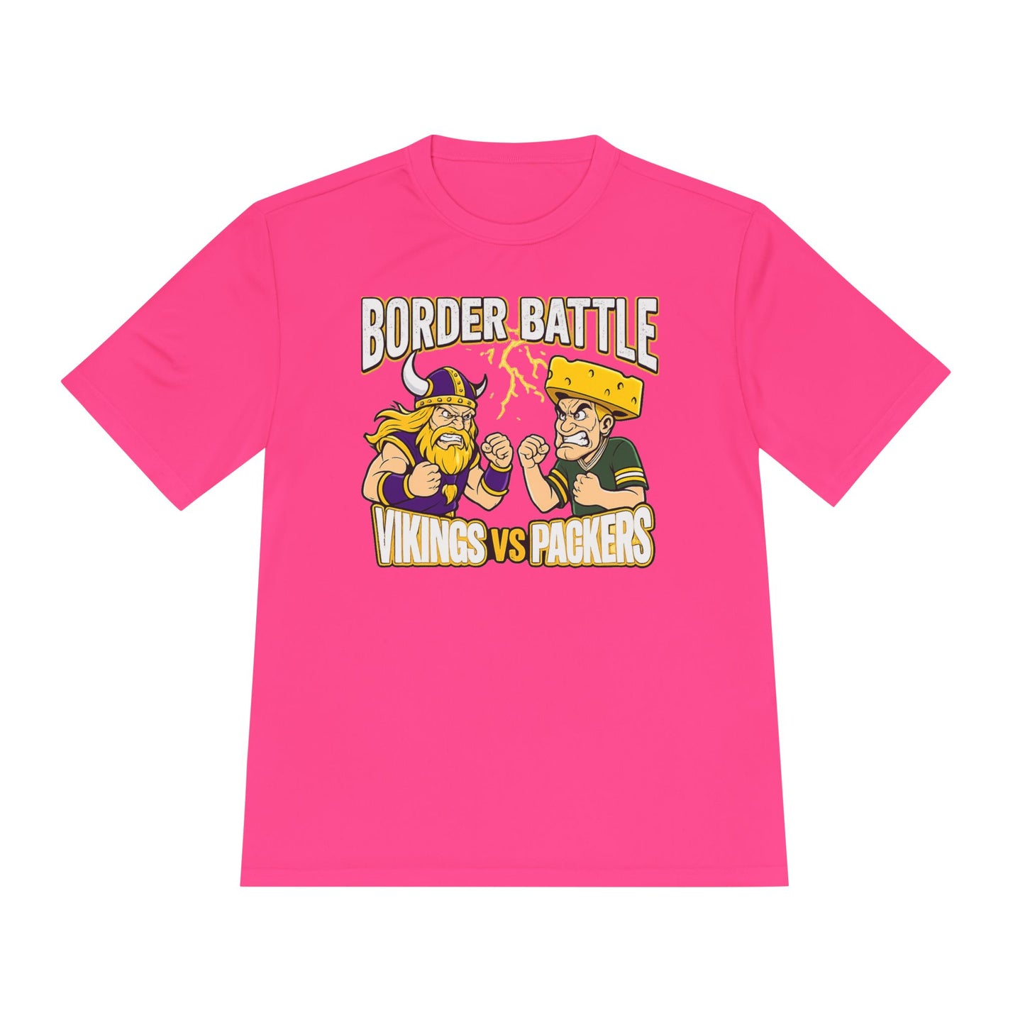 Border Battle Vikings vs Packers Tee — "The Best Seat in the Game Is at the Bar" Sports Rivalry Shirt