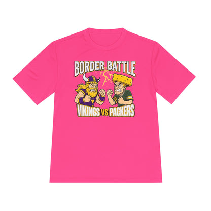 Border Battle Vikings vs Packers Tee — "The Best Seat in the Game Is at the Bar" Sports Rivalry Shirt